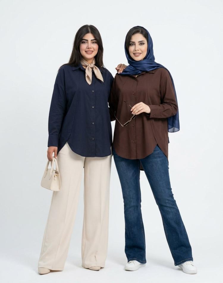 شومیز مانتویی ملینا